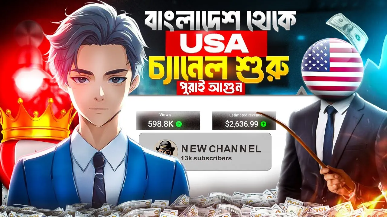 Faceless YouTube চ্যানেল তৈরি করুন: A to Z গাইড!