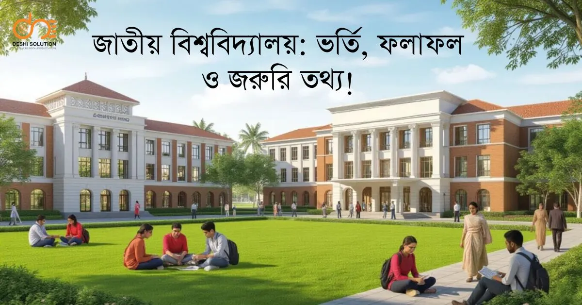 জাতীয় বিশ্ববিদ্যালয়: ভর্তি, ফলাফল ও জরুরি তথ্য!