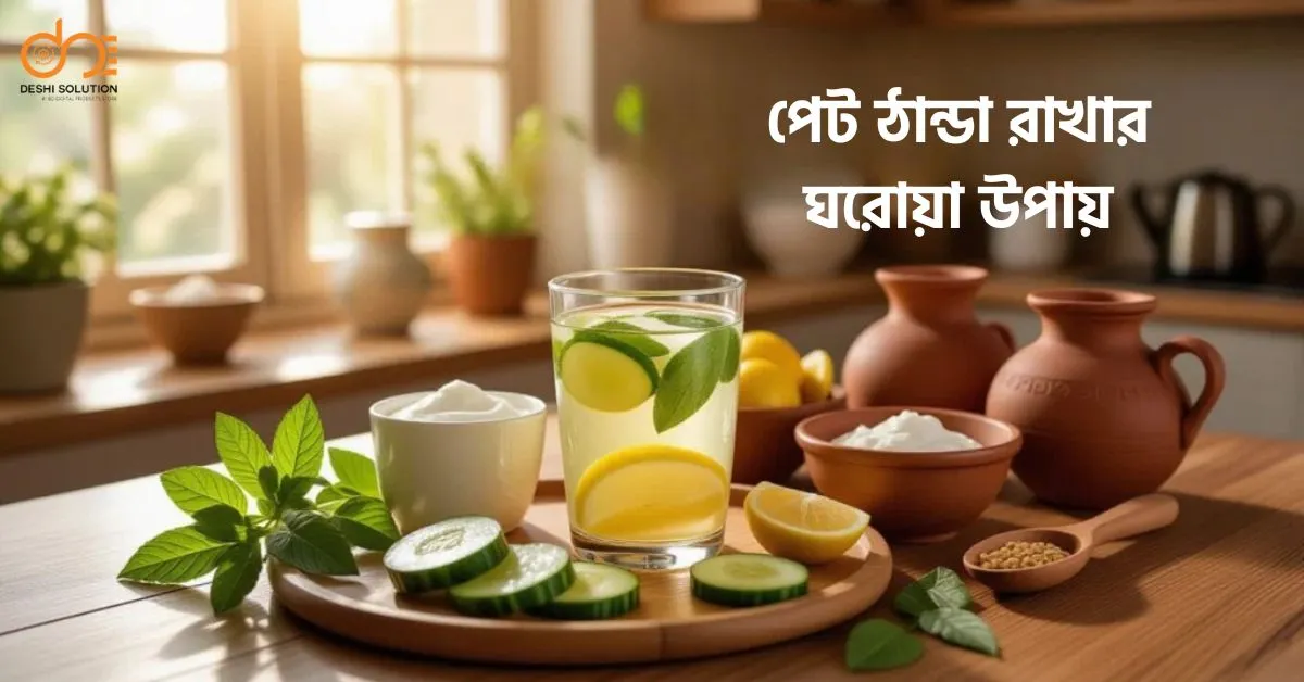 পেট ঠান্ডা রাখার ঘরোয়া উপায়? ৫ মিনিটে আরাম!