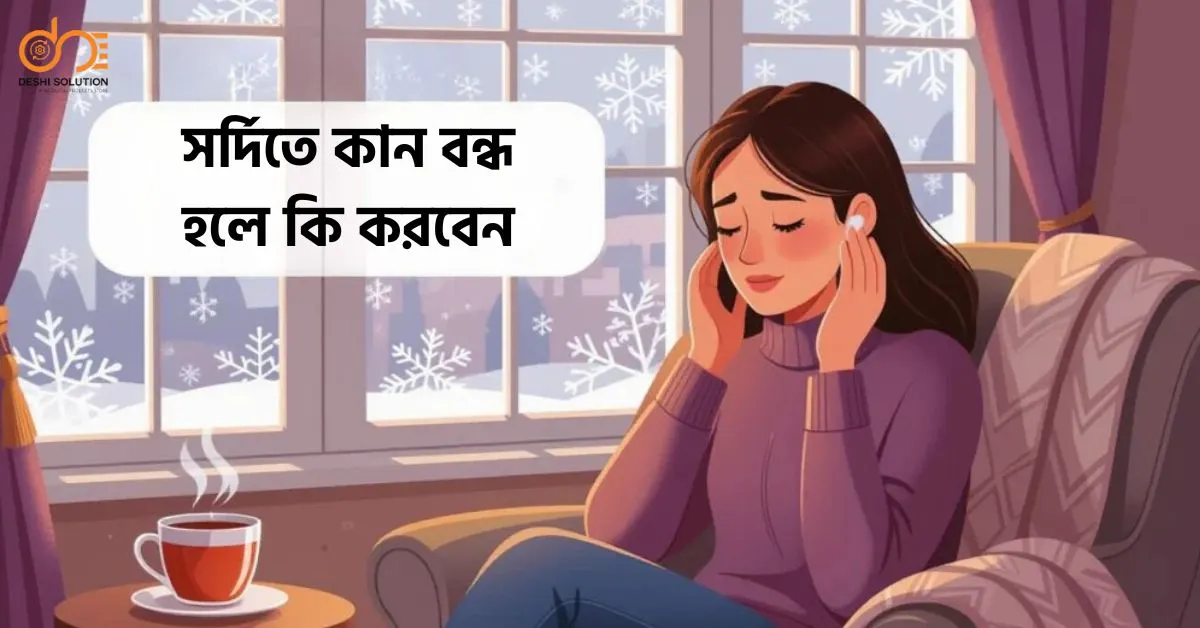 সর্দিতে কান বন্ধ? করুন এই কাজগুলো!