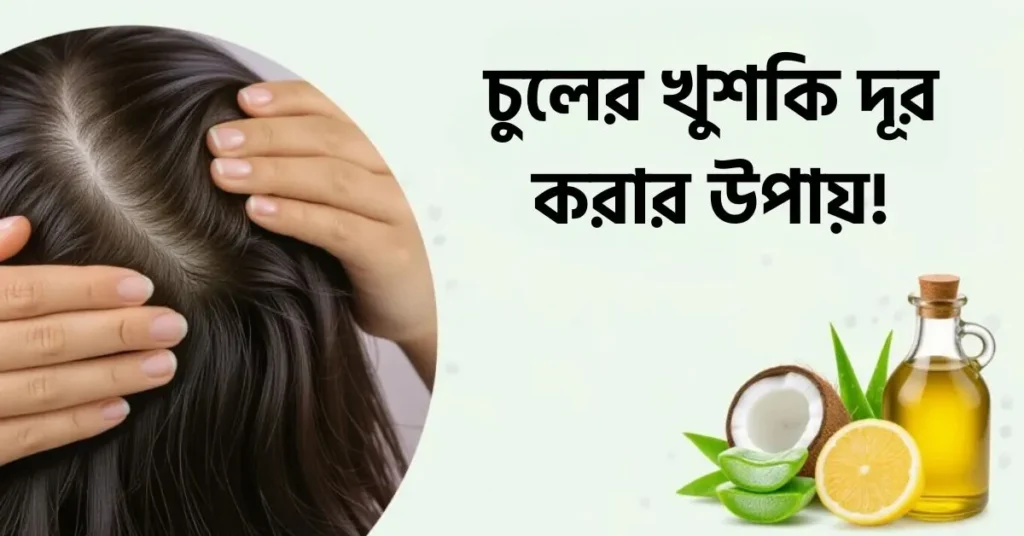 চুলের খুশকি দূর করার উপায়