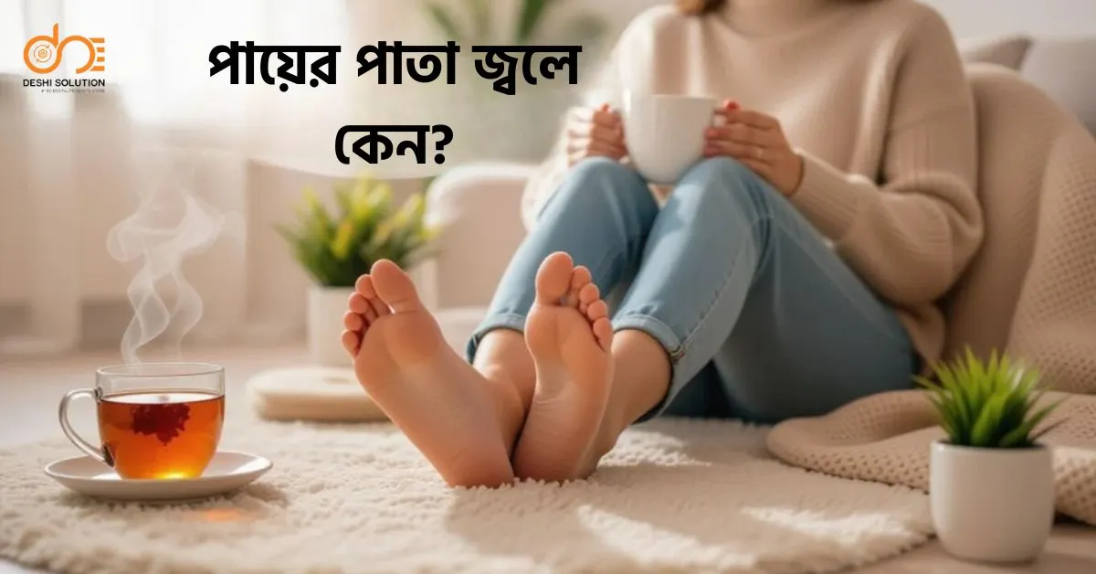 পায়ের পাতা জ্বলে কেন? কারণ ও মুক্তির উপায় জানুন!
