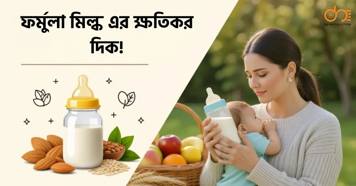 ফর্মুলা মিল্ক এর ক্ষতিকর দিক: যা জানা জরুরি