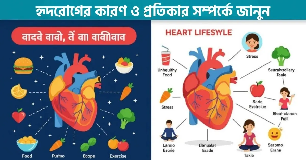 হৃদরোগের কারণ ও প্রতিকার: জানুন ও সুস্থ থাকুন