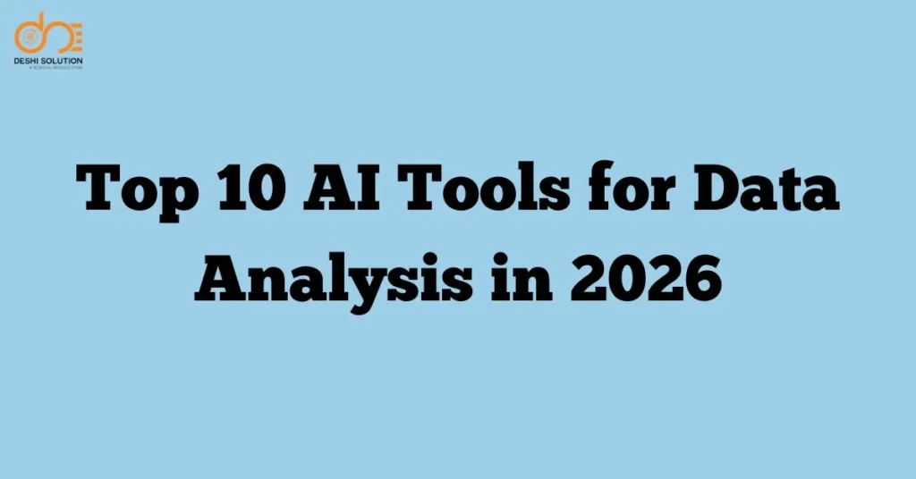 Top 10 AI Tools for Data Analysis in 2026