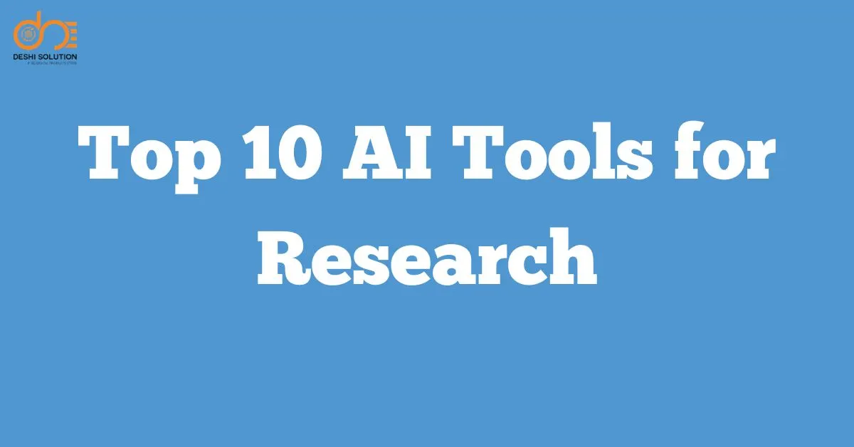 Top 10 AI Tools for Research: Supercharge Your Studies!