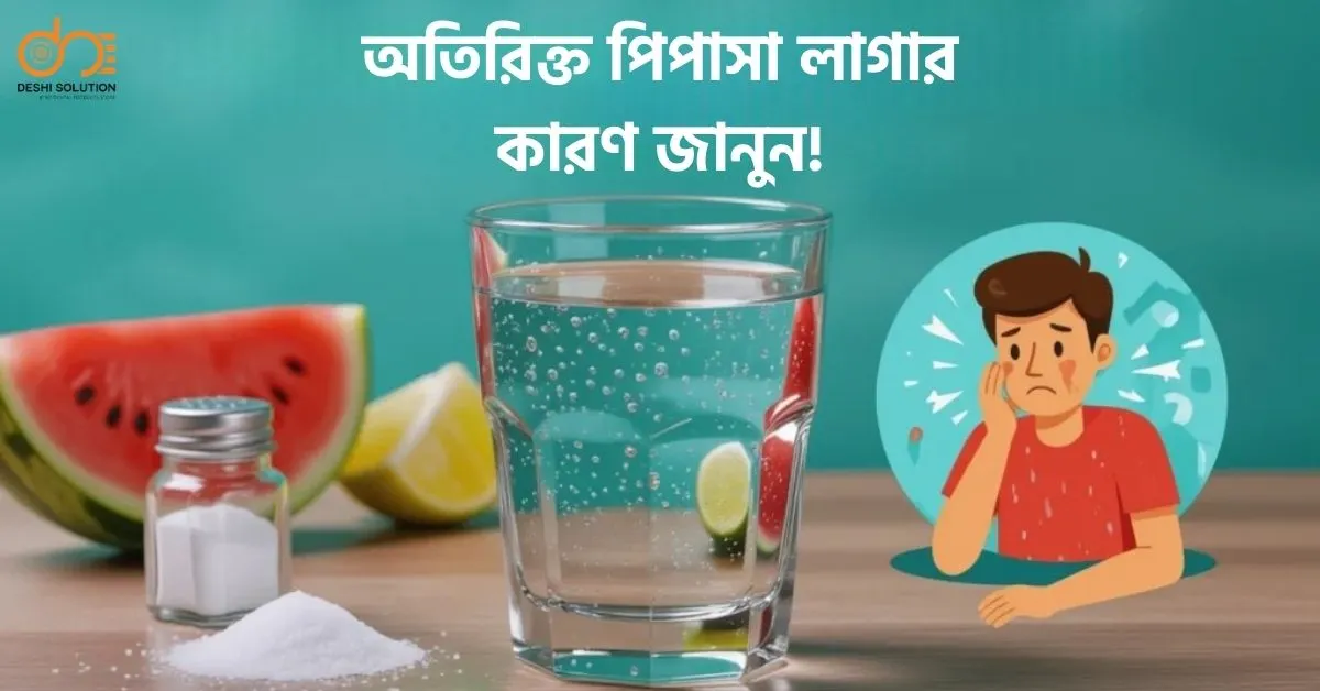 অতিরিক্ত পিপাসা লাগার কারণ জানুন! সমাধান আপনার হাতে