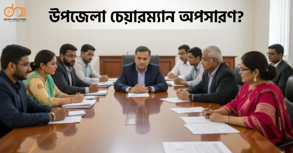 উপজেলা চেয়ারম্যান অপসারণ