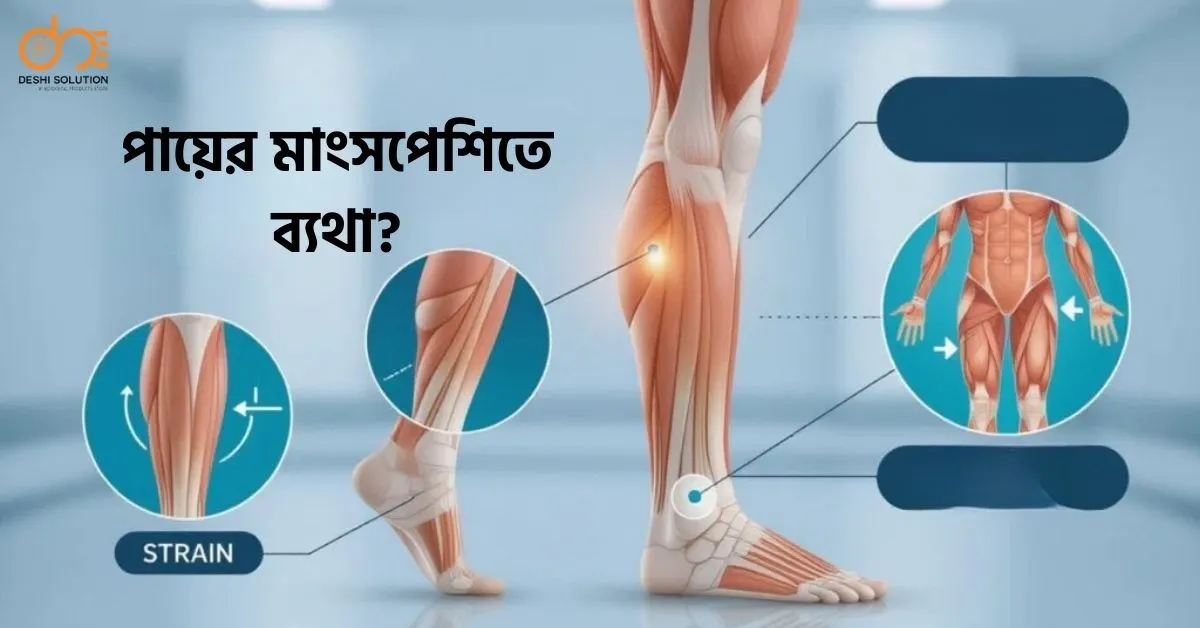 পায়ের মাংসপেশিতে ব্যথা? কারণ জানুন ও সমাধান করুন!