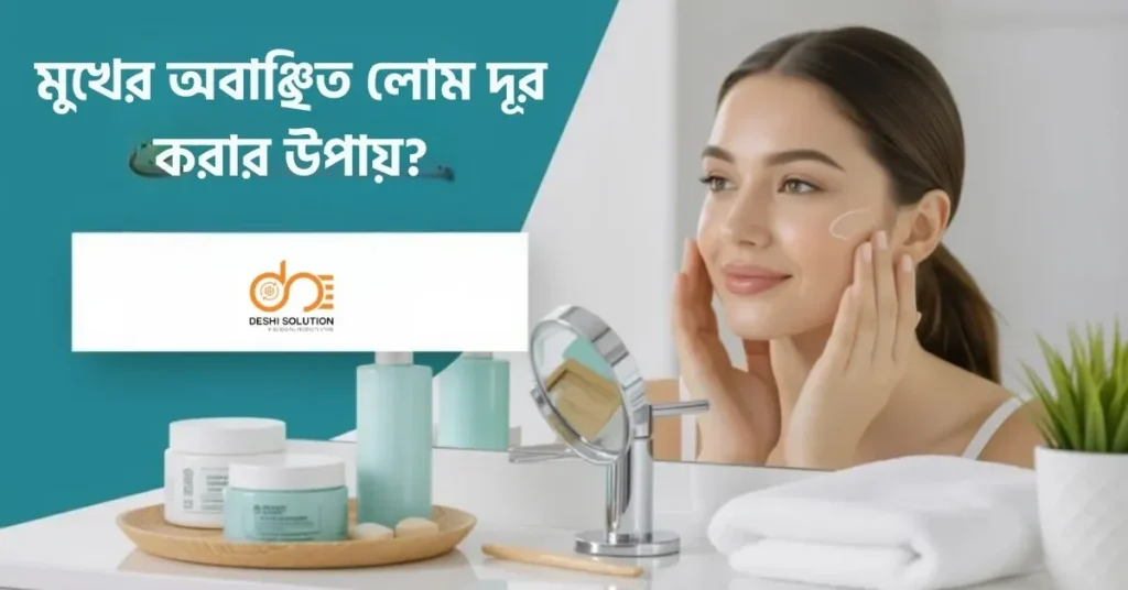 মুখের অবাঞ্ছিত লোম দূর করার উপায়