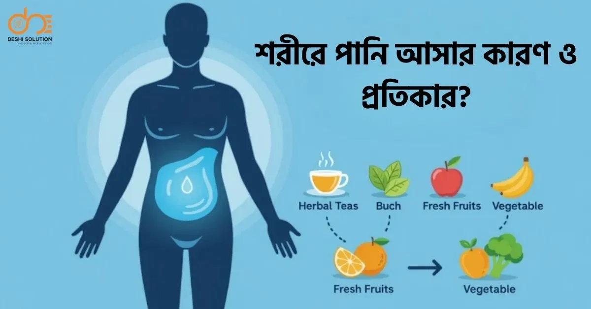 শরীরে পানি আসার কারণ ও প্রতিকার – জানুন ও মুক্তি পান!