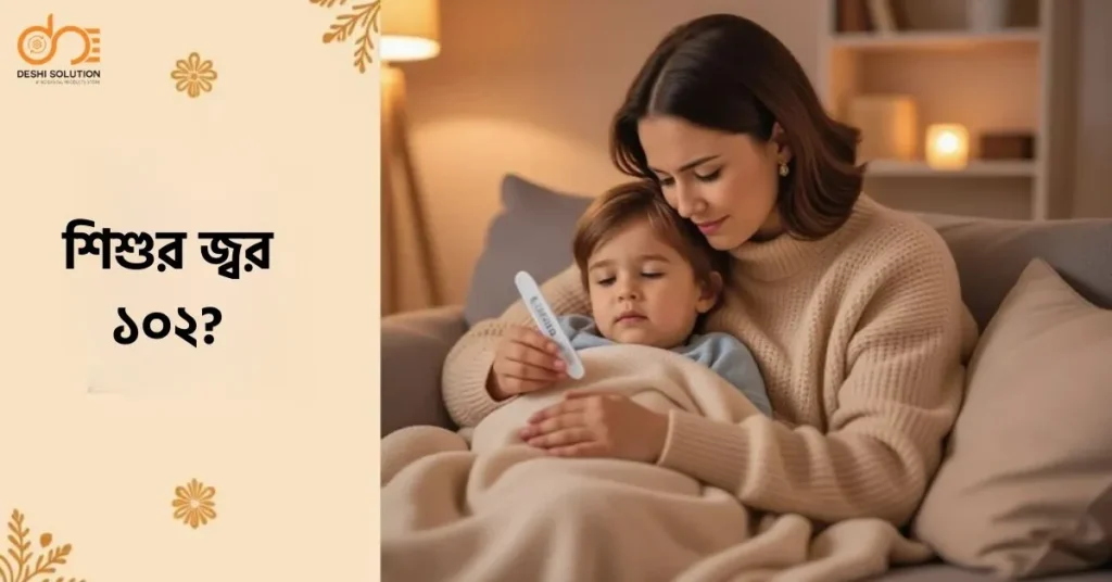 শিশুর জ্বর ১০২
